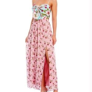 Belle Badgley Mischka Ollie Floral Maxi Dress